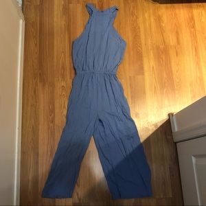 Halter Jumpsuit with open back